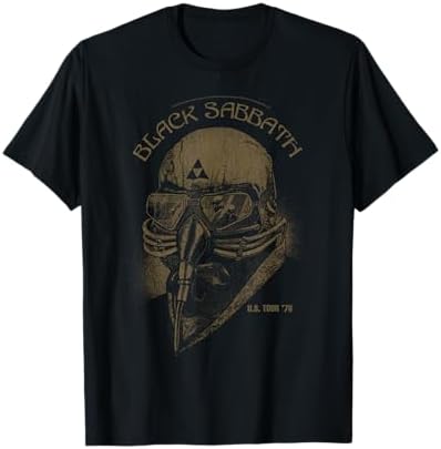 Amazon.com: Black Sabbath Official Vintage Negative T-Shirt