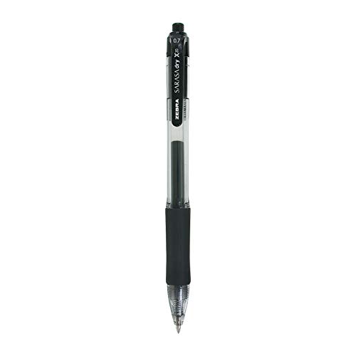 Zebra Pen Sarasa Dry X20 Retractable Gel Pen, Medium Point, 0.7mm
