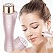 Facial Hair Remover for Women, Fullife Waterproof Hair Removal Women's Painless Peach Fuzz Trimmer Shaver with Built-in LED Light for Chin Hair Upper Lip Moustach (Rose Gold)