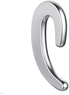 2019 BoneTech Earphones, Ear-Hook Wireless Headphones Non Ear Plug Bluetooth Headset with Mic, Bone Conduction Headphones (Sliver)