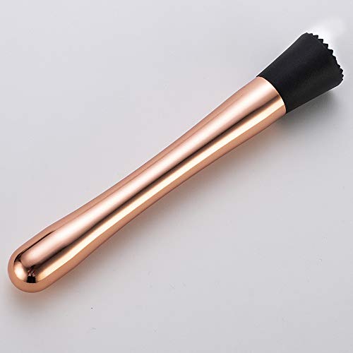 YFS Professional Stainless Steel Cocktail Muddler, Durable Copper Bar