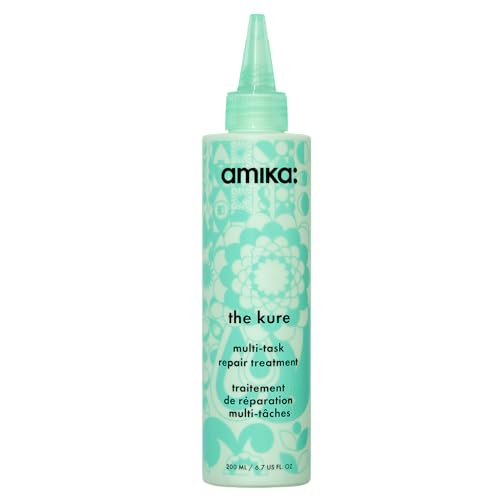 amika The Kure Multi-Task Repair Treatment 200 ml I Pflegendes Treatment für trockenes & geschädigtes Haar I Mit Shea-Butter und Sanddorn I Bond-Techn