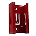 DH Specialties Magnetic Glove Box Holder Organizer-Red Wall Mount Dispenser, for Latex, Nitrile, Plastic Shop Gloves and Tissue Boxes (red, 253 * 143 * 95mm)