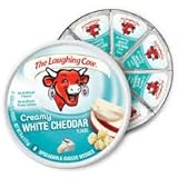 The Laughing Cow, Creamy White Cheddar Flavor, 6 Oz, 8 .75 Oz Wedges (2 Pack) (White Cheddar)