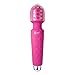 CNHIDEE Mini Wireless Wand Massager Relieves Stress Waterproof Rechargeable Neck Shoulder Body Back Sport Massage Travel Friendly 20X Magic Patterns Vibration Personal Quiet Powerful Mini Size(Red)