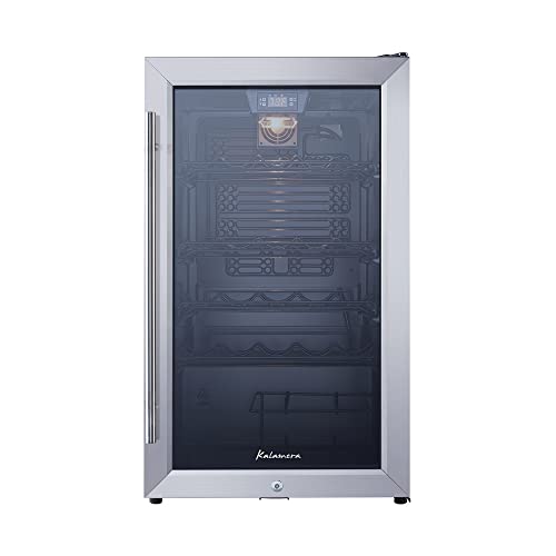 KALAMERA KRC123WB 4.3 Cu.ft 30 Bottle Wine Cooler FreeStanding Single
