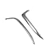 HIGH FLYING ABS Chrome Front Fog Light Lamp Upper Eyelid Cover Strip Trim 2pcs For Honda Civic 4dr Sedan 2016 2017 2018