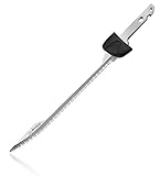 American Angler 8-Inch Curved Electric Fillet Knife Replacement Shark Blade – Saltwater Grade Stainless Steel, 31018DS