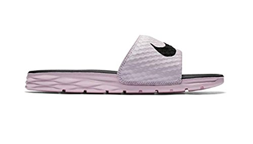 Nike Women s Benassi Solarsoft Slide Sandal, Igloo/Obsidian, 9 B US