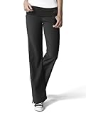 WonderWink Women's Four Stretch Knit Waist Scrub Pant, Black, XX-Large