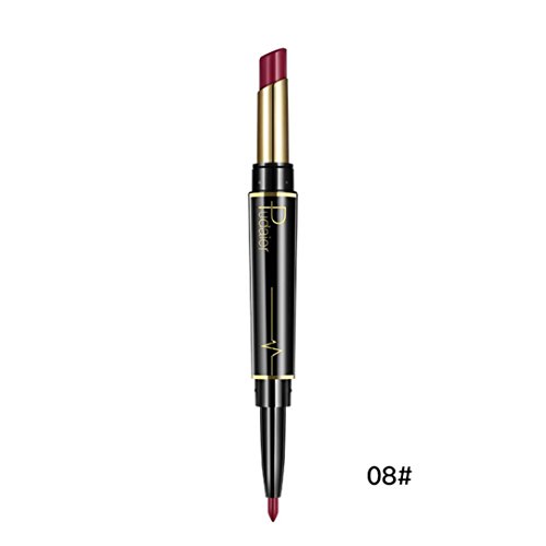 Oksale® Double-end Lasting Lipliner Waterproof Lip Liner Stick Pencil 16 Color Lipstick (08#)