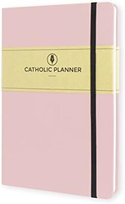 Catholic Planner: Academic and Faith Tool, Organizer, Prayer Journal + Agenda for Students | Weekly - Monthly - Yearly Calendar | Softcover (5.5" x 8.5", 2017-2018 Rose Pink)