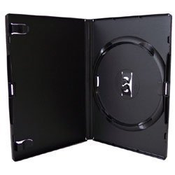 Amaray Vision Media 50 X Single Black DVD/CD/BLU RAY Case 14mm Spine