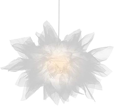 XIULIYA Adjustable Flower Chandeliers, Nordic Creative Mesh Gauze Pendant Lights, Simple Modern Art Deco Bedroom Living Room Ceiling Lamp Children's Room Office Tea Shop E27 Hanging Lighting