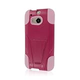 Empire MPERO IMPACT X Series Kickstand Case for The All New HTC One M8 - Retail Packaging - Hot Pink