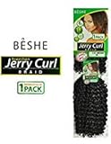 BESHE Synthetic Kanekalon Hair Crochet Braids Brazilian Jerry Curl Braid 9