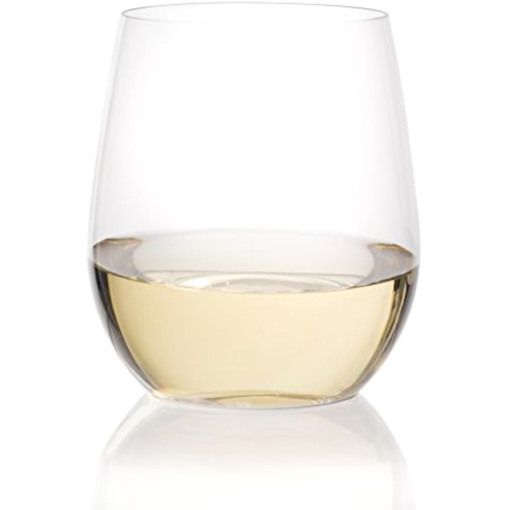 clear stemless plastic wine glasses