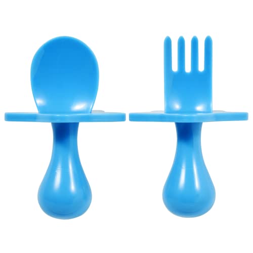 Nooli First SelfFeeding Utensils USAMade, BPAFree Spoon & Fork Set for Babies & Toddlers Ages