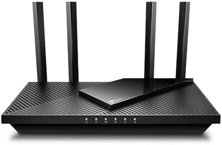 TP-Link AX1800 WiFi 6 Router V4 (Archer AX21) – Dual Band Wireless Internet, Gigabit, Easy Mesh, Works with Alexa - A Certified for Humans Device, Free Expert Support