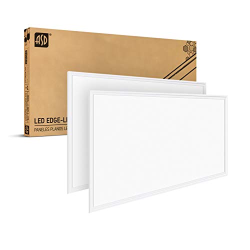 ASD 2x4 LED Drop Ceiling Light Fixture 40W (100W Repl) 5000K (Daylight