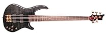 Dean EP5 TBK Edge Pro 5 Bass Guitar, Trans Black
