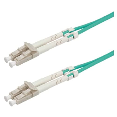 Value | Fibre Optic Jumper Cable | 50/125µm | LC/| OM3 | Turquoise | 0.5 m — image 1