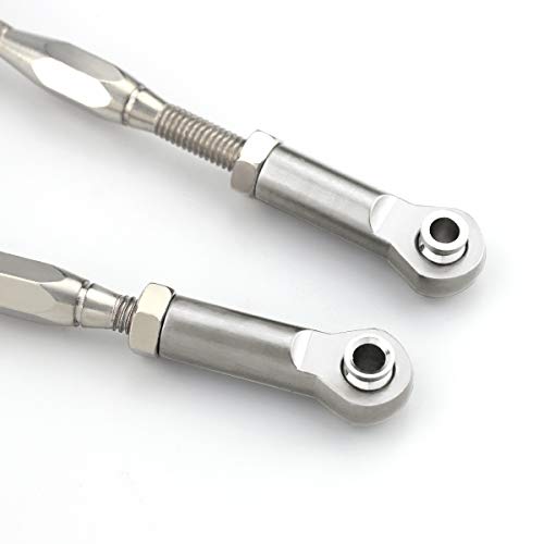 Hosim Front Rear RC Turnbuckles & Camber Linkage Rod 2PCS Aluminum 83