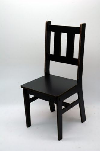 Miniature chair Country chair 1/3 scale black