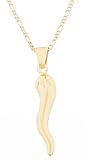 Gold Filled Italian Horn Pendant with an 18 Inch Necklace