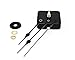 Clock Movement Non-Ticking Short Hands Quartz DIY Wall Mechanism DIY Repair Parts Replacement with 3 Different Pairs of Hands