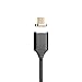 NetDot The 12th Generation USB2.0 Fast Charging Magnetic Micro USB and USB C Cable, 6.6' - Black (Pack of 3) (netdott2a3black)