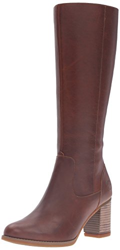 Image of the Timberland Women's Atlantic Heights WP Riding Boot, Wheat Forty, 9.5 M US