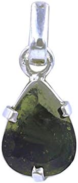 Genuine Moldavite Faceted Pendant