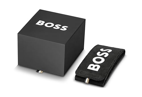 BOSS Relógio masculino de quartzo 1513478 o ano todo, Aço/azul, 44 millimeters, Pulseira