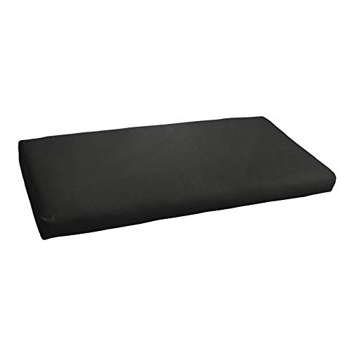 Sorra Home Sunbrella Bristol Bench Cushion with Round Front - Fade & Water Resi…