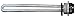Camco 1500W 240V Screw-in Water Heater Element - High Watt Density (02163)