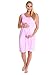 Baby Be Mine Labor and Delivery Gown for Hospital – 3-in-1 Labor/Delivery/Nursing Gown – Maternity Sleepwear(S/M, Pink Polka Dot)