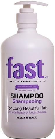 Fast- Shampoo For Longer Hair growth 33Oz No Sulfates, Parabens, Dea