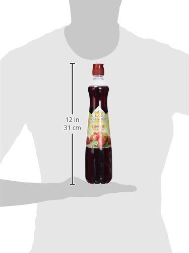 YO Sirup Erdbeere (6 x 700 ml) – 1x Flasche ergibt bis zu 5 Liter Fertiggetränk – ohne Süßungsmittel, Farb… – Bild 6
