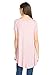 Frumos Womens Tunic Top for Leggings V Neck T Shirts Antique Rose 3X-Large