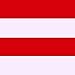 Women's Extra Long Striped Socks Over Knee High Opaque Stockings (Red & White)