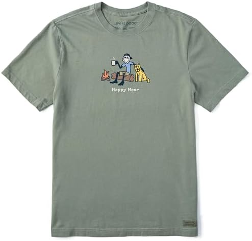 Amazon.com: Life is Good Men's Crusher T-Shirts, Short Sleeve