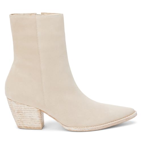 Matisse Women’s Ankle Bootie Boot, Ecru, 6.5