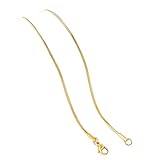 Giftale Stainless Steel Sturdy Thin Snake Chain Men Women Necklace,20