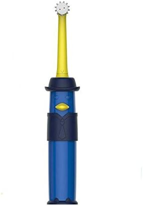Dual Side Kid’s Electric Toothbrush Replaceable Brush Head Battery Powered Timer Toothbrush for 7-14 Years Baby Kid By Euryno(Blue)