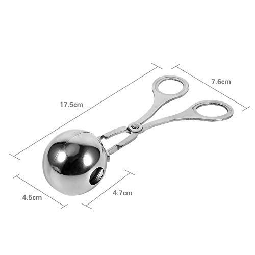 Home Maker Non Stick Meat Melon Baller Maker Stainless Steel Cookie Dough Meatball Scoop Small (Size : L)