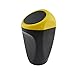 Yolu Car Trash Can, Mini Auto Garbage Can Automotive Waste Storage Storage Debris Barrels with Lid, Yellow, Cute Vehicle Trash Bins Common Use for Car, Home, Office, Bathroom, Kitchen, Living Room,etc