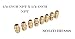 Hex Nipple Coupling Set, 1/4-Inch NPT x 1/4-Inch NPT, Brass Male Pipe (10 Piece)