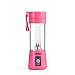 Portable Blender, OBERLY Smoothie Juicer Cup - Six Blades in 3D, 13oz Fruit Mixing Machine with 2000mAh USB Rechargeable Batteries, Ice Tray, Detachable Cup, Perfect Blender for Personal Use (FDA, BPA Free)