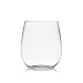Berevino Plastic Wine Glasses/Stemless Wine Cup 12 ounce | Set of 12 Clear Plastic Unbreakable Wine Glasses Disposable Reusable Shatterproof